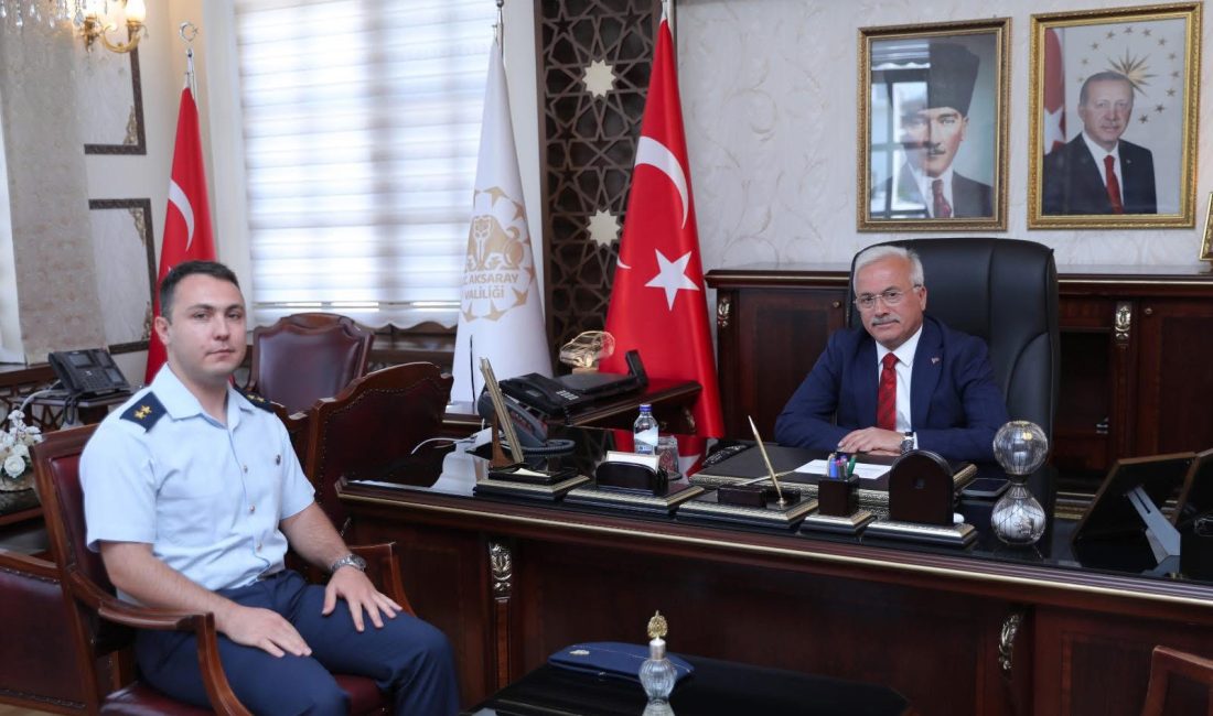 Ekecik Hava Radar Komutanlığı’na atanan Üsteğmen Harun Ceylan, Aksaray Valisi