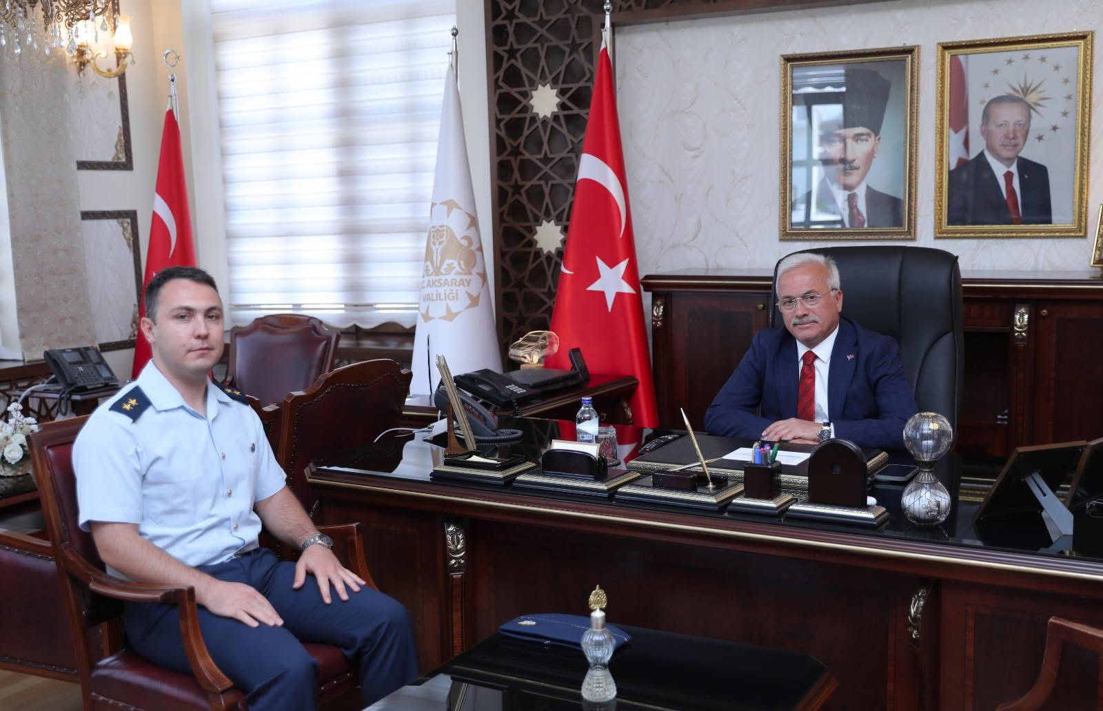 Ekecik Hava Radar Komutanlığı’na atanan Üsteğmen Harun Ceylan, Aksaray Valisi