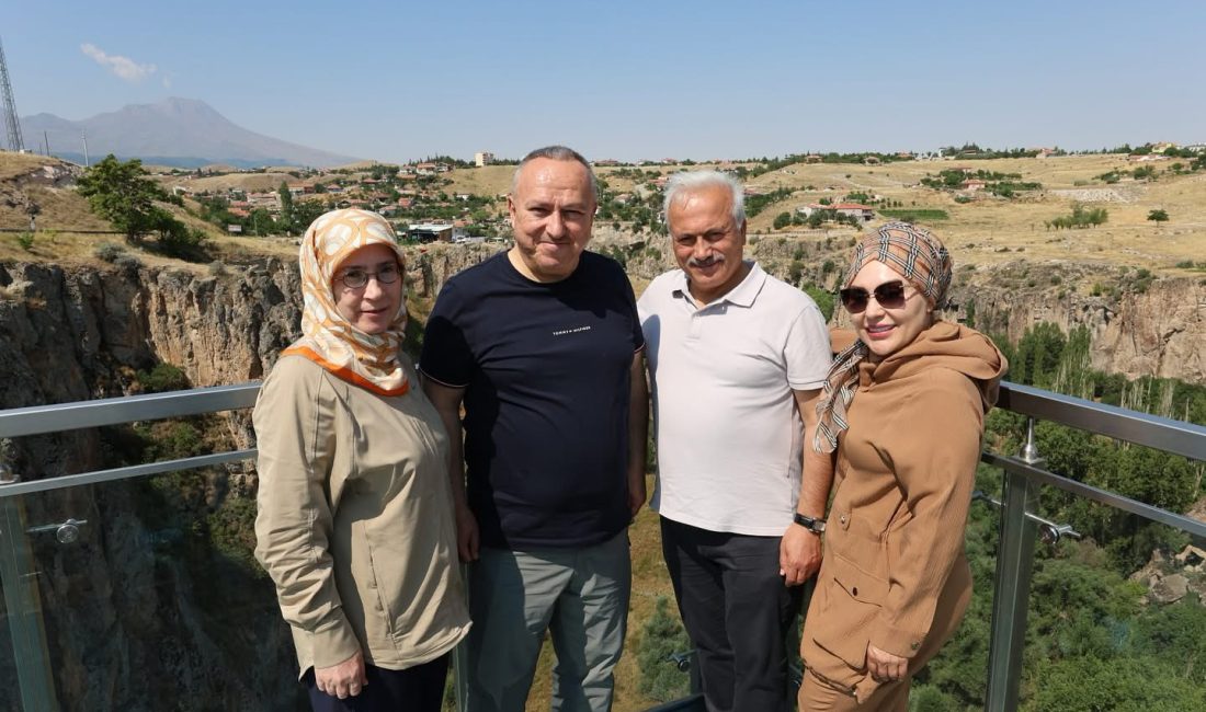 Nevşehir Valisi Ali Fidan ve eşi Prof. Dr. Fatma Fidan,