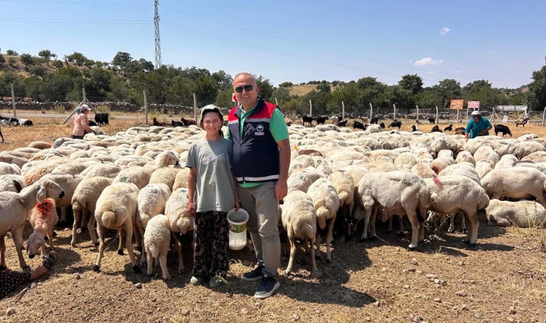 Lise öğrencisi Gülcan’ın üretime verdiği destek, yürekleri ısıttı.