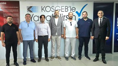 MÜSİAD Aksaray’dan KOSGEB Müdürü Aziz Kayalık’ı ziyaret ettiler.