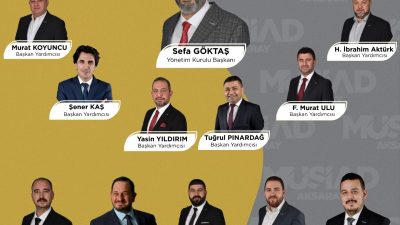 MÜSİAD Aksaray Şube Başkanı Sefa Göktaş başbakanlığında il binasında bira