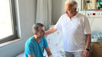 Pençe Kilit Harekâtı’nda metan gazından etkilenen Uzman Çavuş Duman’a GATA’da