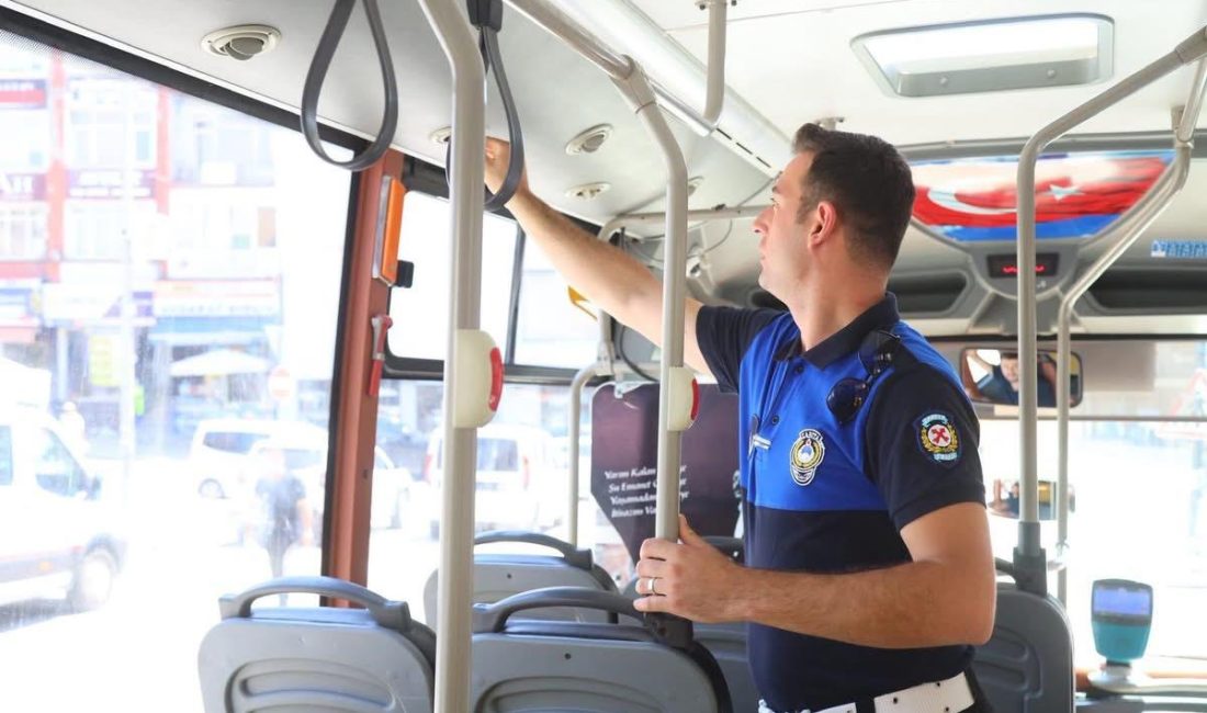 Halk otobüslerinde klima, temizlik ve hijyen denetimleri sürüyor; kurallara uymayanlara
