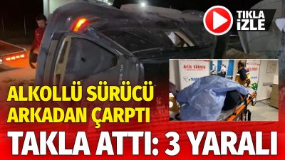 Aksaray Nevşehir yolu 10 km’de alkollü sürücünün neden olduğu kazada