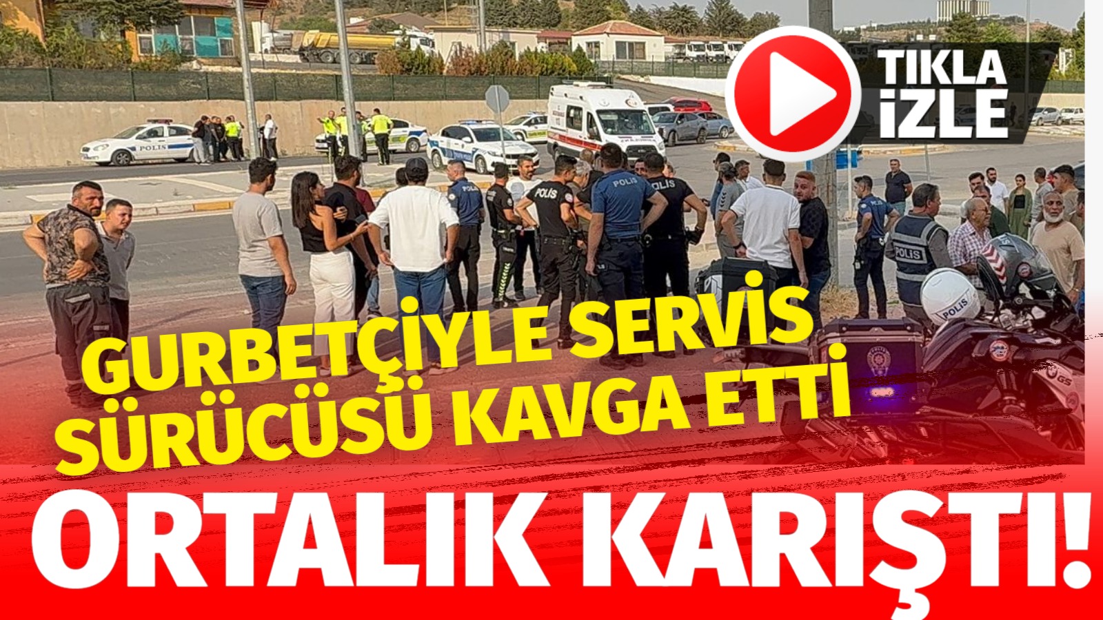 Aksaray’da trafikte başlayan tartışma kısa sürede büyüyerek kavgaya dönüştü. Polis