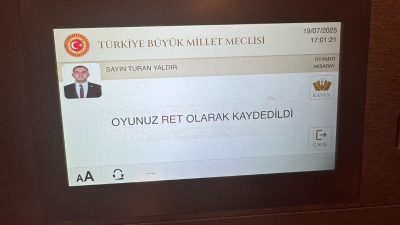 İYİ Parti Aksaray Milletvekili Turan Yaldır’dan Maden Kanunu Teklifine Ret