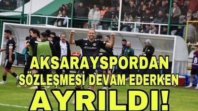 Sözleşmesi sürmesine rağmen ayrılan Alim Harlak, Aksarayspor formasındaki anılarına duygusal