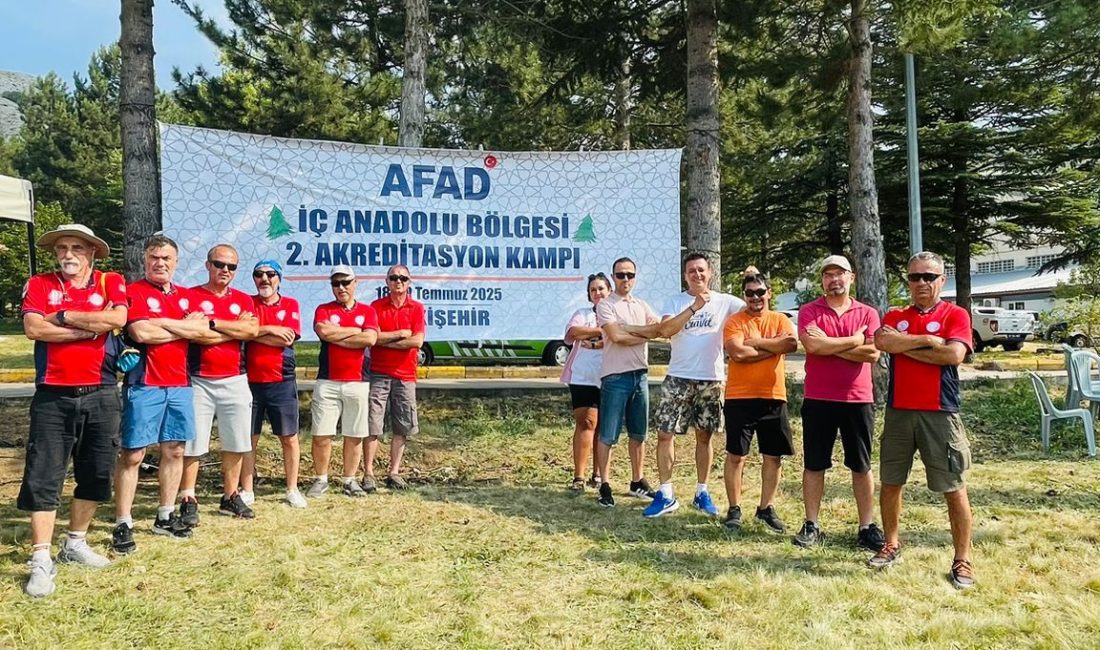 AFAD Başkanlığı tarafından 18-20 Temmuz 2025 tarihleri arasında Eskişehir’de düzenlenen
