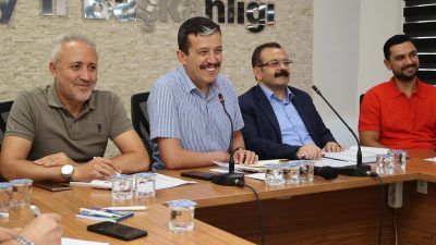 Aksaray’da siyasi çalışmalar kapsamında düzenlenen haftalık olağan yönetim kurulu toplantısı,