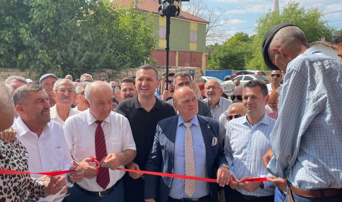 Aksaray’ın  Saratlı ilçesinde bulunanan Akmezar köyünde yapımı tamamlanan Cemevi, düzenlenen
