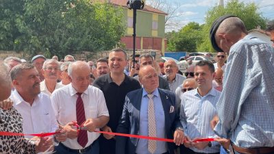 Aksaray’ın  Saratlı ilçesinde bulunanan Akmezar köyünde yapımı tamamlanan Cemevi, düzenlenen