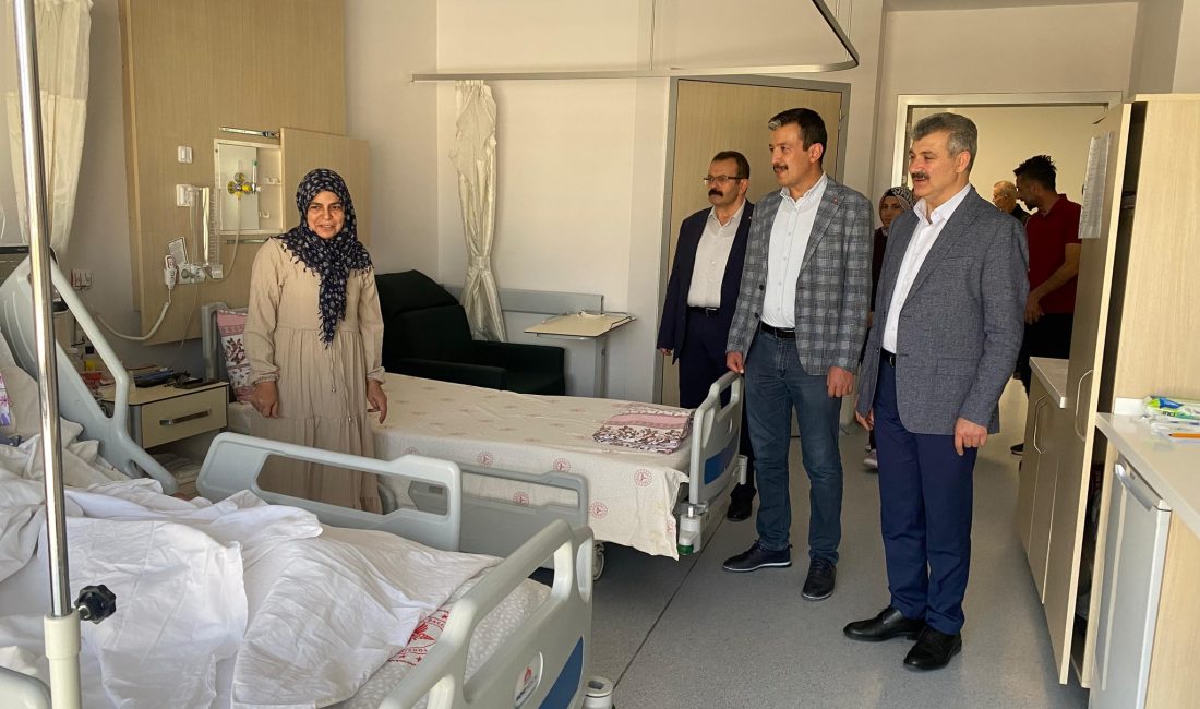 AK Parti Aksaray İl Başkanı Hamza Aktürk, Milletvekili Hüseyin Altınsoy