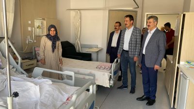 AK Parti Aksaray İl Başkanı Hamza Aktürk, Milletvekili Hüseyin Altınsoy