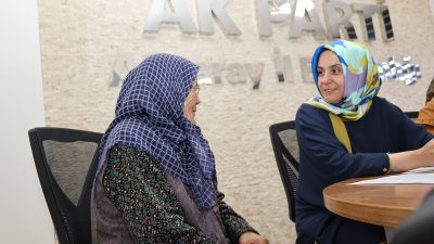 AK Parti Aksaray İl Kadın Kolları, “Halk Buluşmaları” çerçevesinde sahada