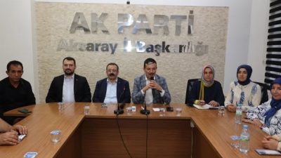 AK Parti Aksaray Merkez İlçe Teşkilatı, İl Başkanı Hamza Aktürk’ün