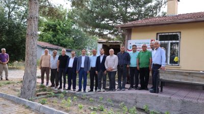 AK Parti Aksaray İl Teşkilatı, Taşpınar Beldesi'ni ziyaret ederek yapımı