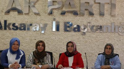 AK Parti Aksaray İl Kadın Kolları, yeni dönemin ilk Yönetim