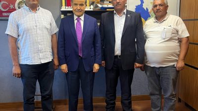 AK Parti Aksaray Milletvekili Cengiz Aydoğdu’yu Yeşiltepe Belediye Başkanı İsmail