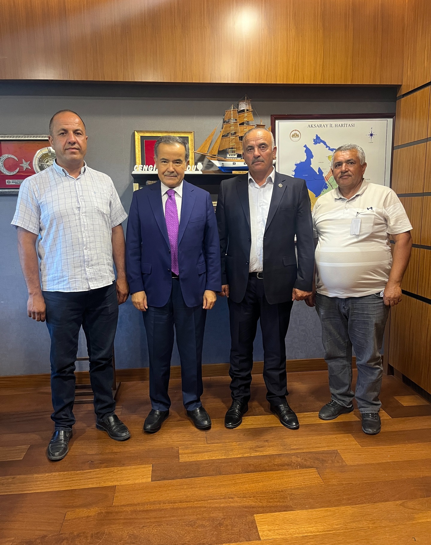 AK Parti Aksaray Milletvekili Cengiz Aydoğdu’yu Yeşiltepe Belediye Başkanı İsmail