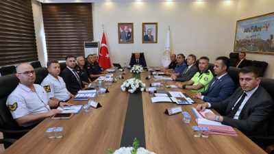 Aksaray Valisi Mehmet Al Kumbuzoğlu başkanlığında, Genişletilmiş İl Asayiş ve