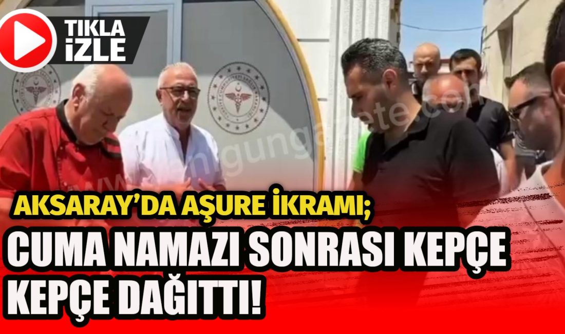 Aksaray Ticaret Borsası, her yıl düzenlediği aşure programını bu yıl