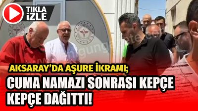 Aksaray Ticaret Borsası, her yıl düzenlediği aşure programını bu yıl