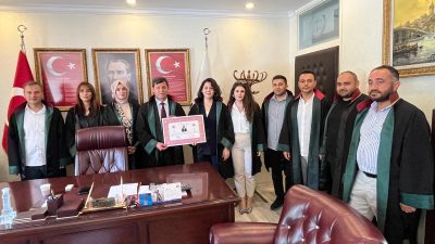 Aksaray Barosu’nda düzenlenen törenle Av. Lütfiye Nur İnceli, yemin ederek