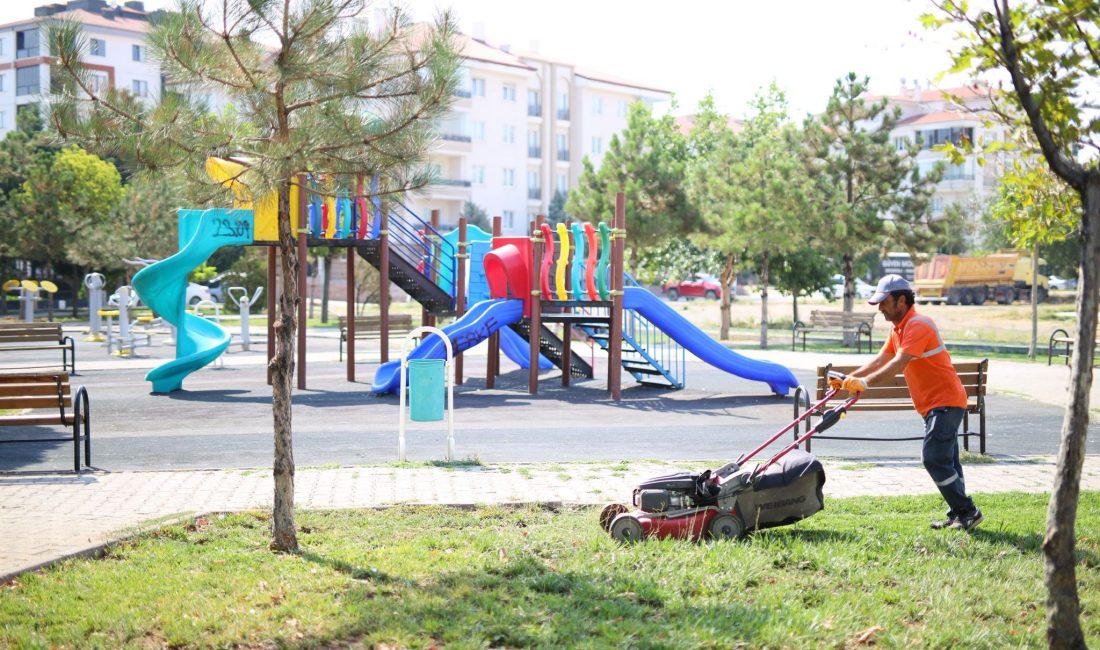 Aksaray Belediyesi tarafından şehir genelinde devam eden çalışmalar kapsamında çocukların