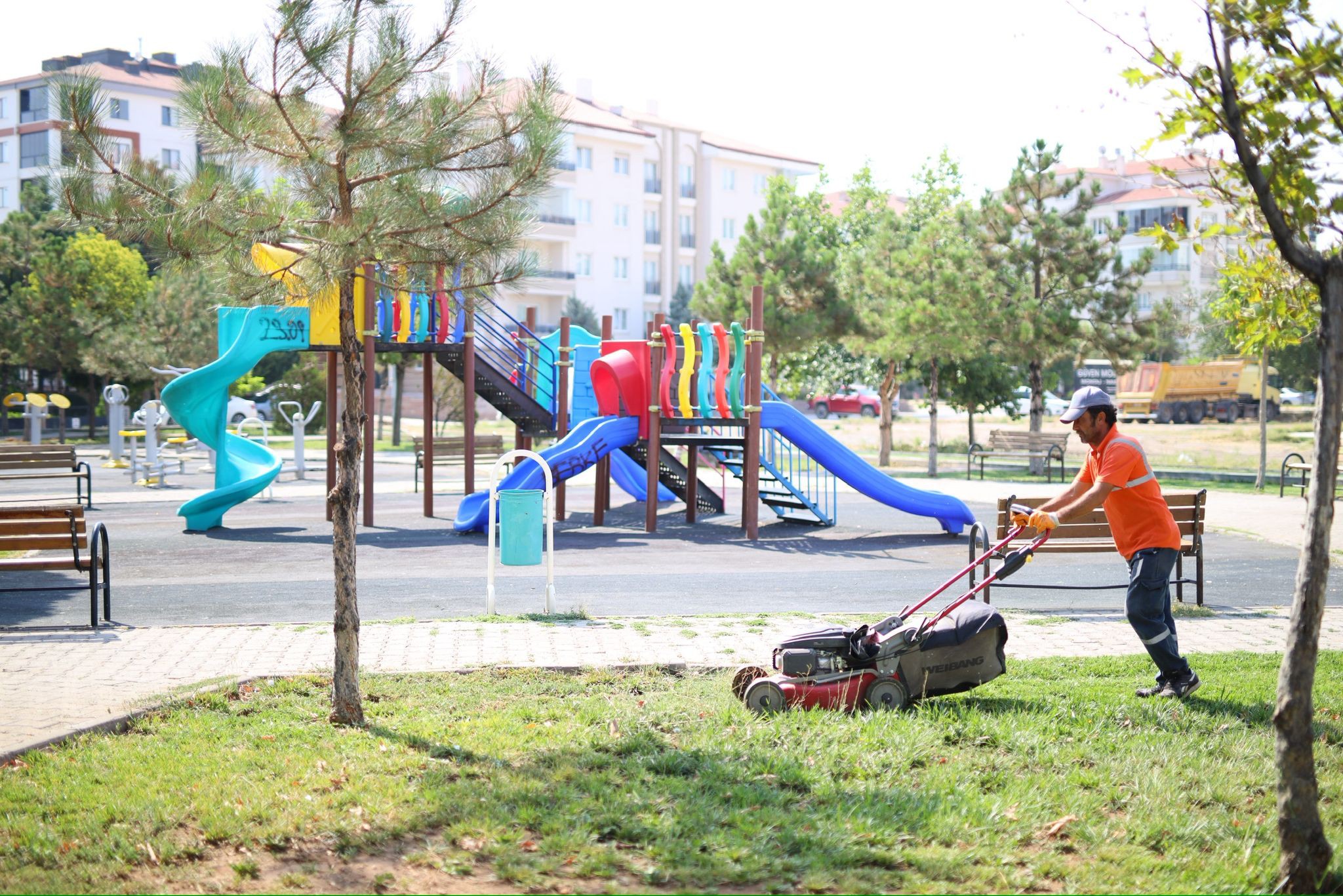 Aksaray Belediyesi tarafından şehir genelinde devam eden çalışmalar kapsamında çocukların