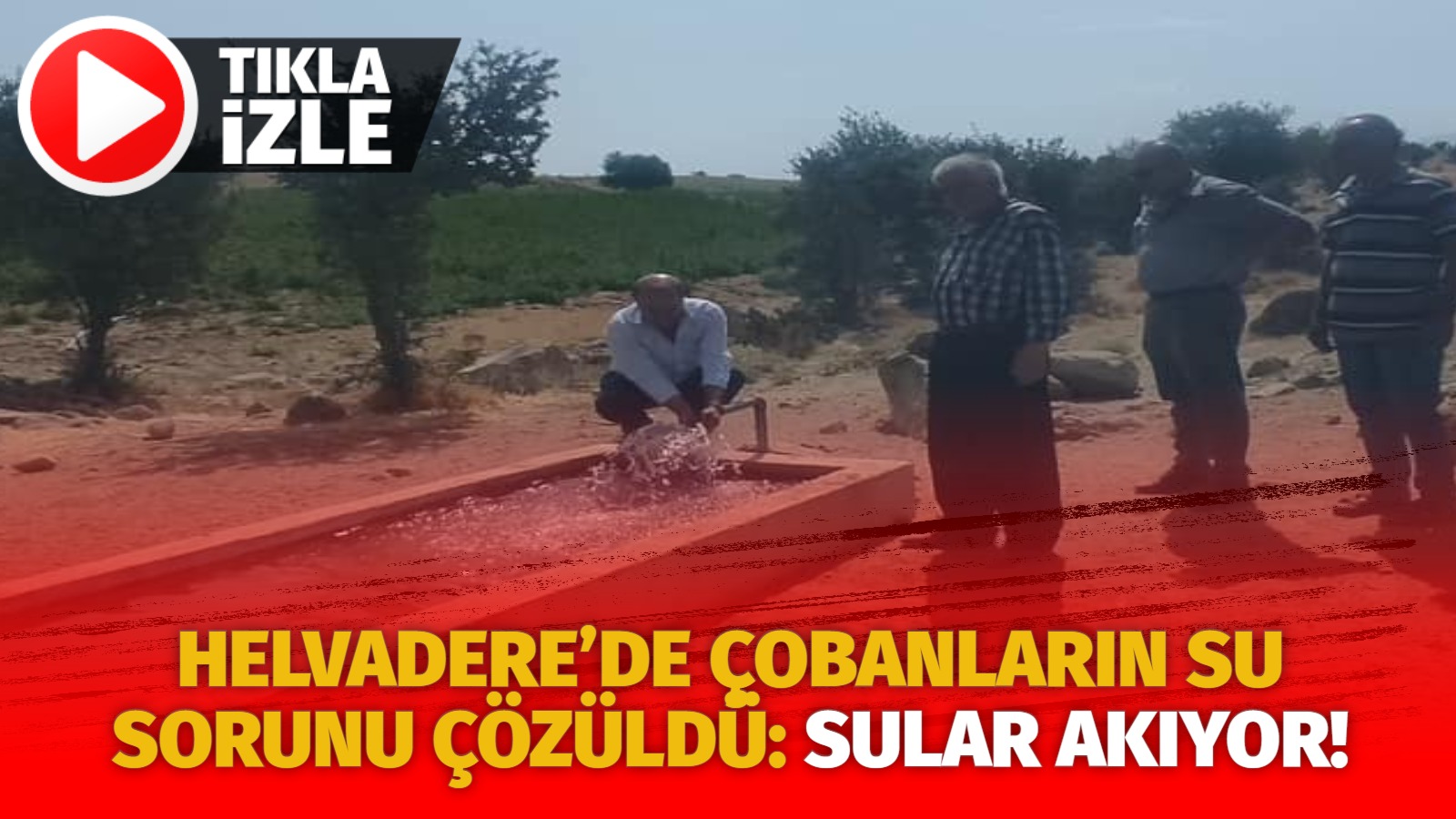 Helvadere Belediyesi, İncesu mevkiinde çobanların su sorununu çözmek için yeni
