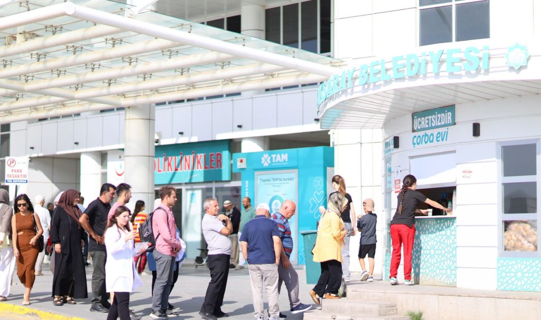 Aksaray Belediyesi tarafından şehir içerisinde hayata geçirilen Çorba Evi, projesi