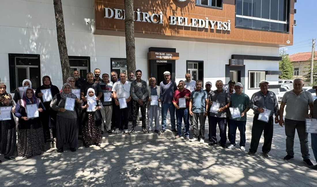 Aksaray’ın Demirci Kasabasında vatandaşları sevindiren bir gelişme yaşandı. Demirci Belediyesi