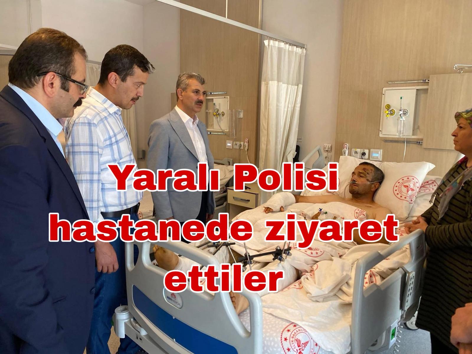 Denetimden kaçan motosikletlinin çarptığı polis memuru Yusuf Ceritoğlu’na, AK Parti
