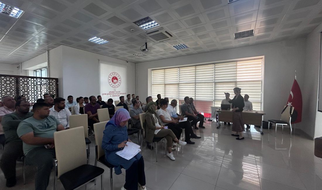Aksaray Çevre, Şehircilik ve İklim Değişikliği İl Müdürlüğünün ev sahipliğinde