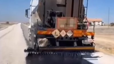 Eskil Belediye Başkanı Mustafa Zavlak, Gölbez ile Yüksecik mahalleleri arasında