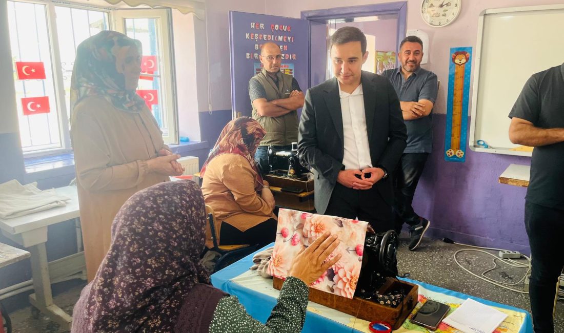 Eskil ilçesine bağlı İkizce köyünde kadınların üretkenliğini destekleyen önemli bir