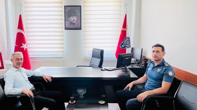 Eskil Belediye Başkanı Mustafa Zavlak, ilçede göreve başlayan İlçe Emniyet