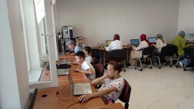 Aksaray’ın Eskil ilçesinde gençlerin teknolojiye olan ilgisi, Halk Eğitim Merkezi’nin