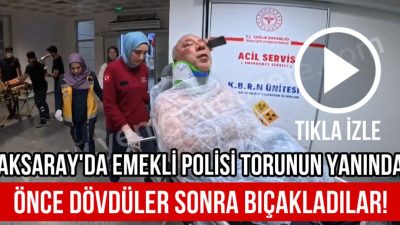 Camiye gitmek isterken gençlerin hedefi oldu. Hem dövüldü hem bıçaklandı,