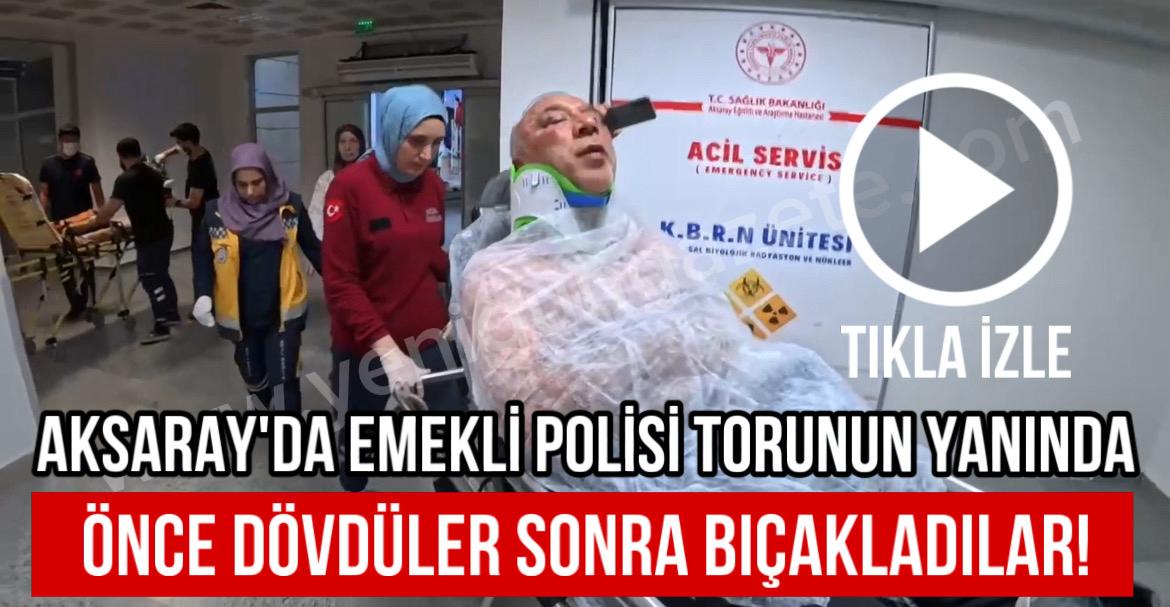 Camiye gitmek isterken gençlerin hedefi oldu. Hem dövüldü hem bıçaklandı,