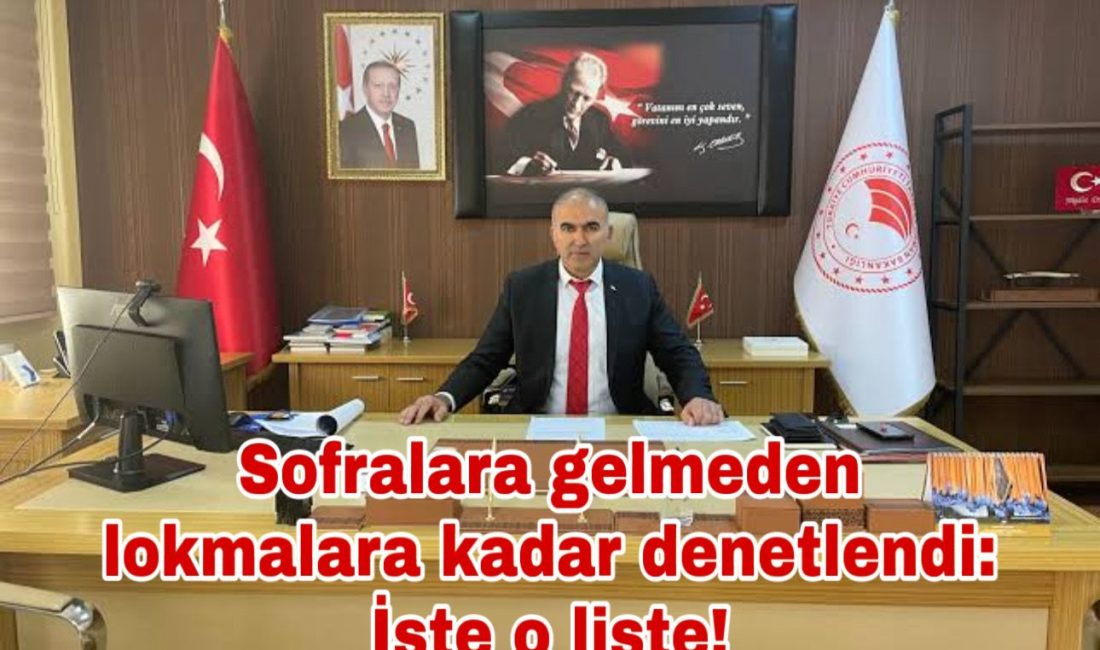 Tarım İl Müdürü Nejdet Demir: Sofralarımıza gelen her lokma, titizlikle