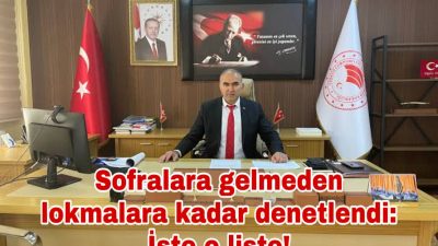 Tarım İl Müdürü Nejdet Demir: Sofralarımıza gelen her lokma, titizlikle