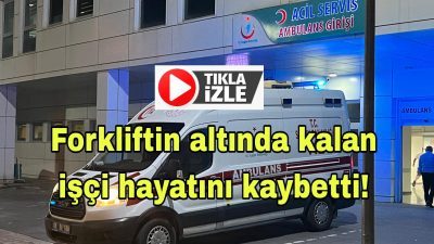 Aksaray OSB’de forklift devrilmesi sonucu ağır yaralanan işçi, hastanede yapılan