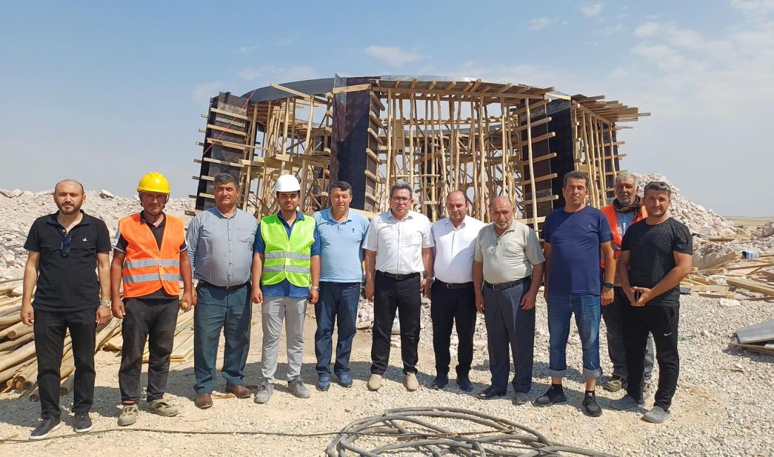 Aksaray İl Genel Meclis Başkanı Latif Ağır, Gücünkaya köyünde yapımı
