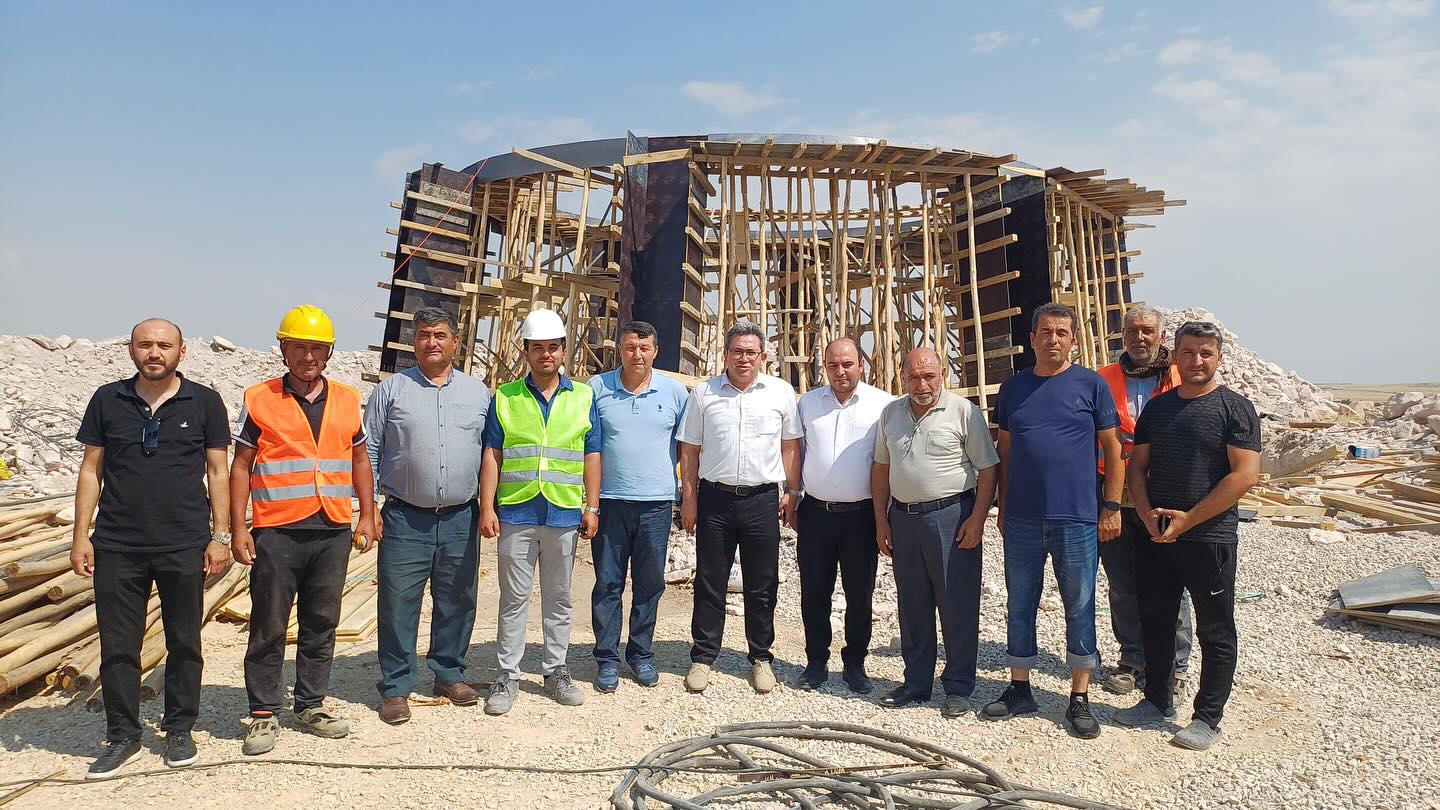 Aksaray İl Genel Meclis Başkanı Latif Ağır, Gücünkaya köyünde yapımı