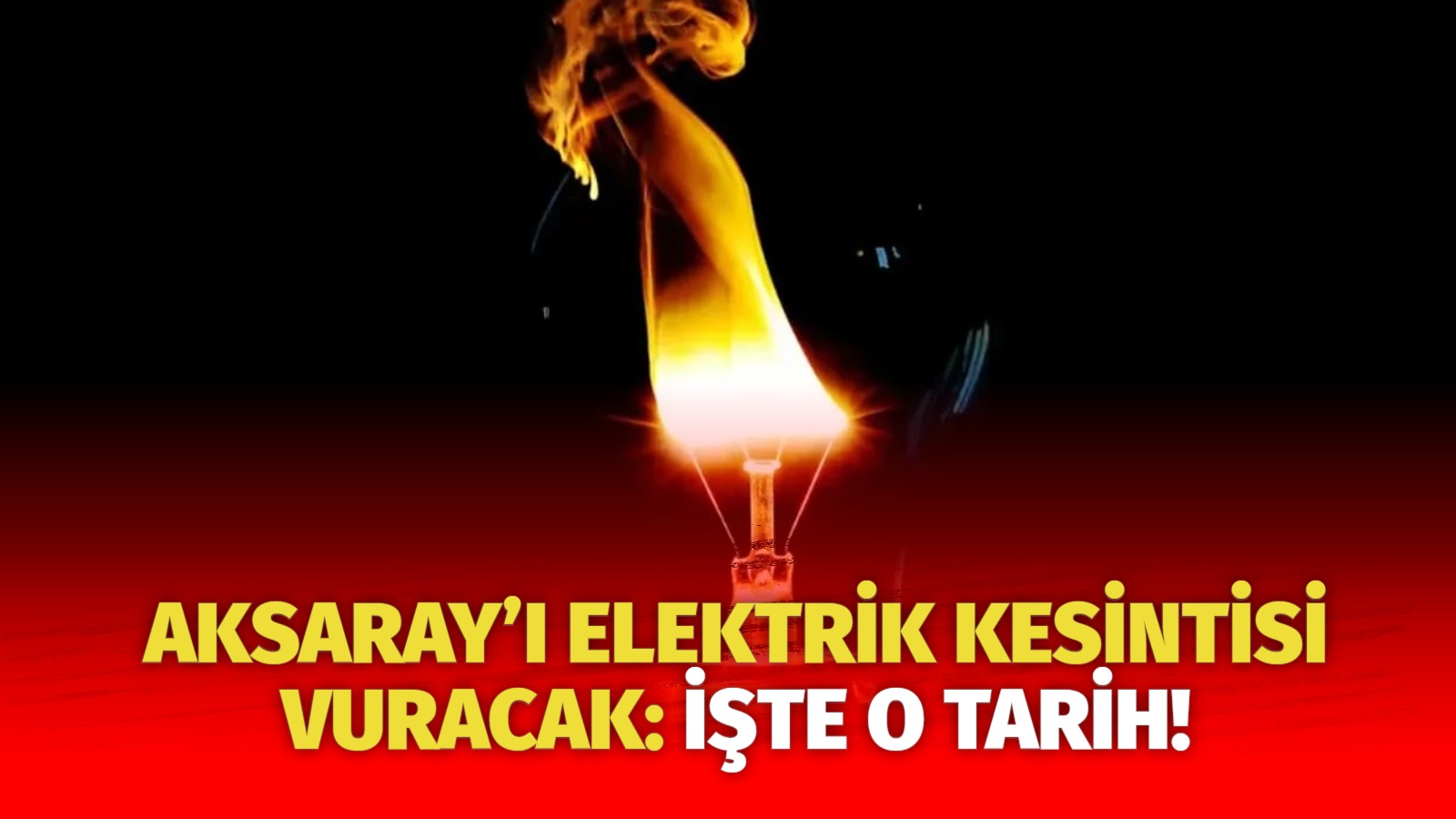 MERAM Elektrik Dağıtım Şirketi tarafından yapılan açıklama kapsamında Aksaray’ın bazı