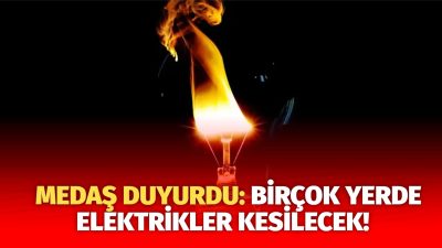 MERAM Elektrik Dağıtım Şirketi tarafından yapılan açıklama kapsamında Aksaray’ın bazı