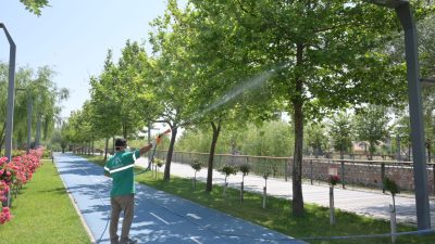 Aksaray Belediyesi, yaz aylarında artan sinek ve haşere sorununa karşı