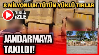 Taşpınar yol kontrolünde durdurulan 4 tırda 9.169 kilo bandrolsüz kıyılmış